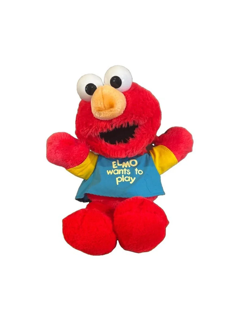1993 Kid Dimension Sesame Street Elmo Wants To Play Plush 16